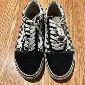 Vans primary check old skool size 9